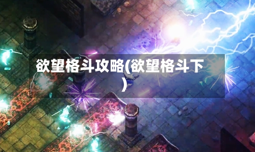 欲望格斗攻略(欲望格斗下)