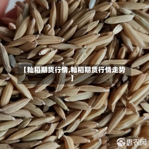 【籼稻期货行情,籼稻期货行情走势】-第2张图片