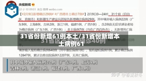 31省份新增61例本土/31省份新增本土病例61-第2张图片