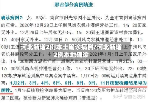 河北新增2例本土确诊病例/河北新增2例本地确诊-第2张图片