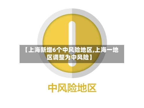 【上海新增6个中风险地区,上海一地区调整为中风险】