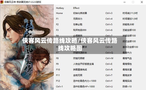 侠客风云传路线攻略/侠客风云传路线攻略图