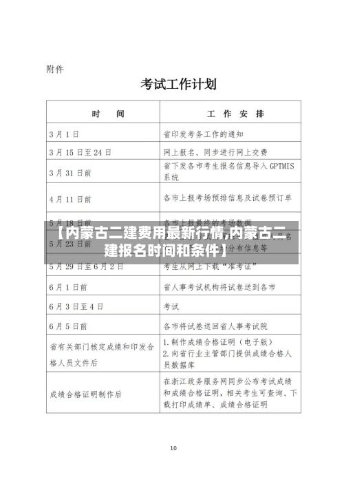 【内蒙古二建费用最新行情,内蒙古二建报名时间和条件】-第2张图片
