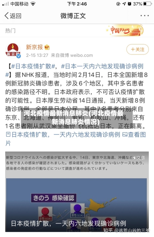 河北疫情最新消息肺炎(河北疫情最新消息肺炎情况)-第1张图片