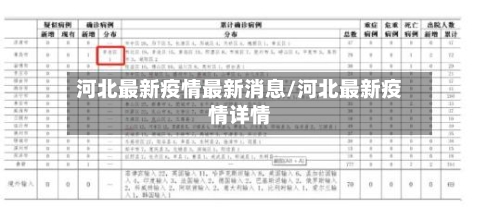 河北最新疫情最新消息/河北最新疫情详情-第2张图片