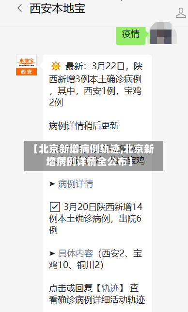【北京新增病例轨迹,北京新增病例详情全公布】-第2张图片