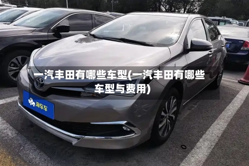 一汽丰田有哪些车型(一汽丰田有哪些车型与费用)-第2张图片