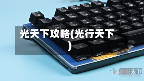 光天下攻略(光行天下)