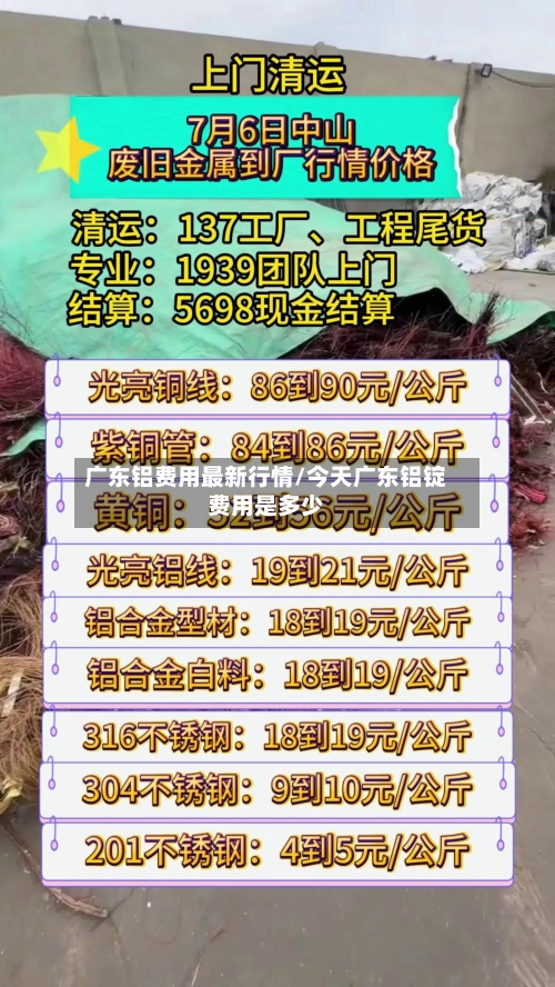 广东铝费用最新行情/今天广东铝锭费用是多少-第2张图片