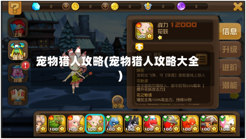 宠物猎人攻略(宠物猎人攻略大全)-第2张图片