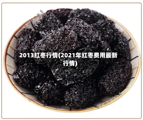 2013红枣行情(2021年红枣费用最新行情)-第1张图片