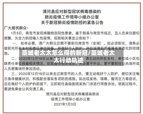 藁城老太太怎么得的新冠/藁城老太太行动轨迹-第2张图片
