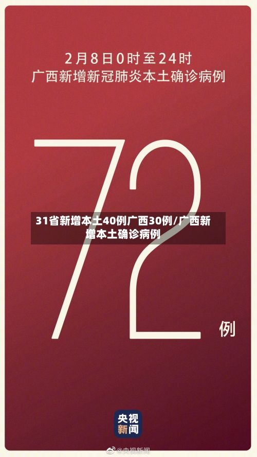31省新增本土40例广西30例/广西新增本土确诊病例-第3张图片