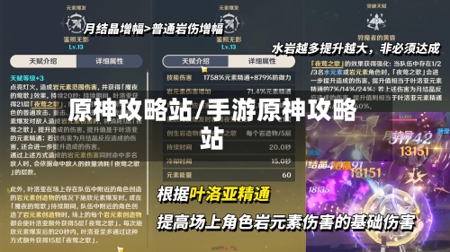 原神攻略站/手游原神攻略站