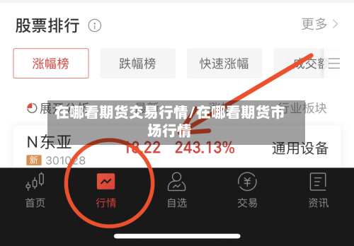 在哪看期货交易行情/在哪看期货市场行情-第3张图片