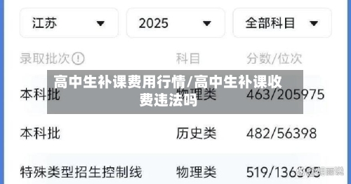 高中生补课费用行情/高中生补课收费违法吗-第2张图片