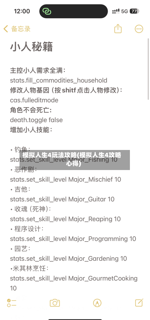 模拟人生4玩法攻略(模拟人生4攻略心得)