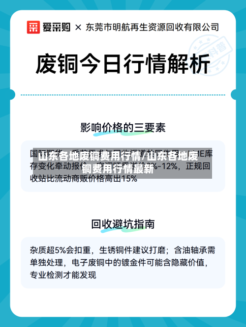 山东各地废铜费用行情/山东各地废铜费用行情最新-第3张图片