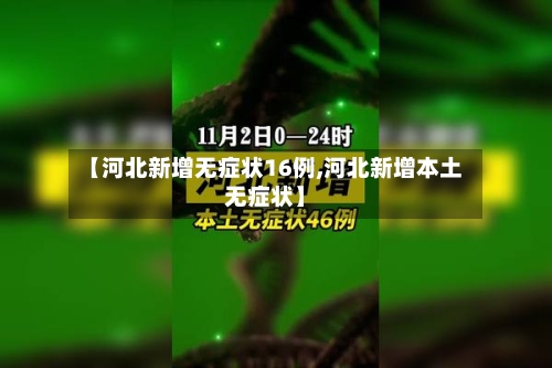 【河北新增无症状16例,河北新增本土无症状】-第1张图片