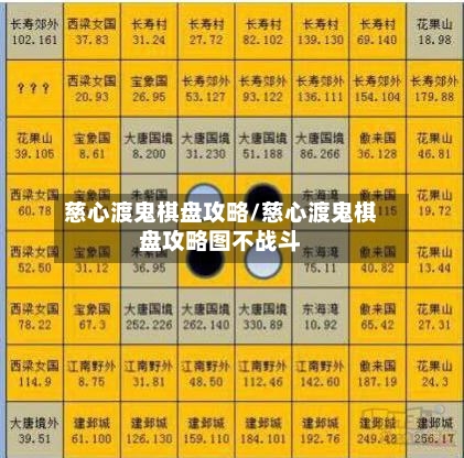 慈心渡鬼棋盘攻略/慈心渡鬼棋盘攻略图不战斗-第2张图片