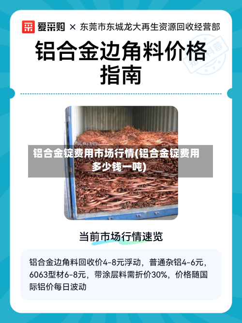 铝合金锭费用市场行情(铝合金锭费用多少钱一吨)