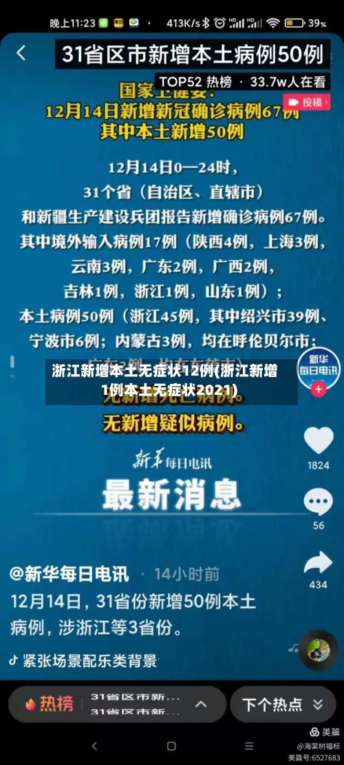 浙江新增本土无症状12例(浙江新增1例本土无症状2021)-第2张图片