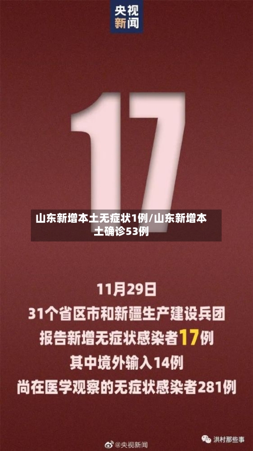 山东新增本土无症状1例/山东新增本土确诊53例-第3张图片