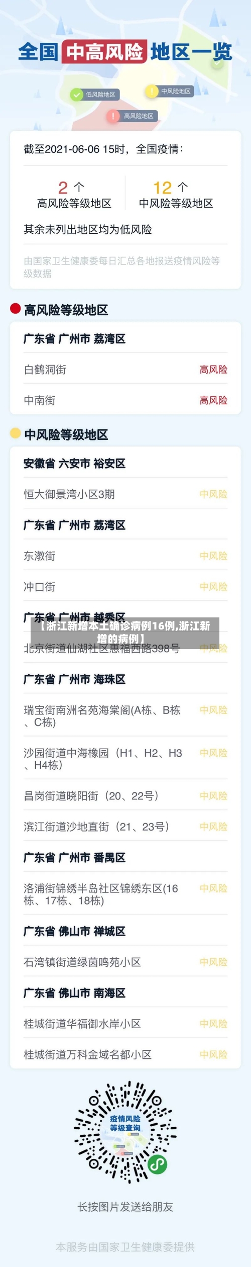 【浙江新增本土确诊病例16例,浙江新增的病例】-第3张图片