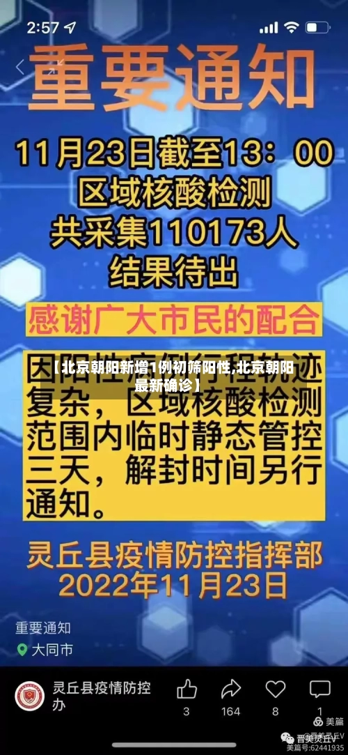 【北京朝阳新增1例初筛阳性,北京朝阳最新确诊】-第3张图片