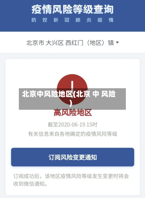 北京中风险地区(北京 中 风险)-第3张图片