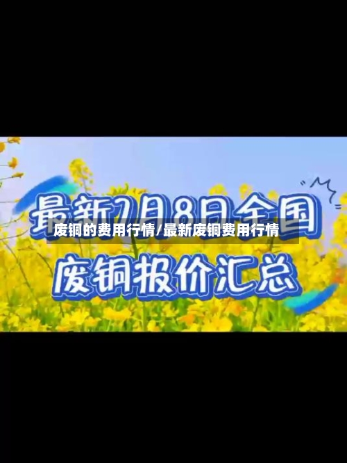 废铜的费用行情/最新废铜费用行情