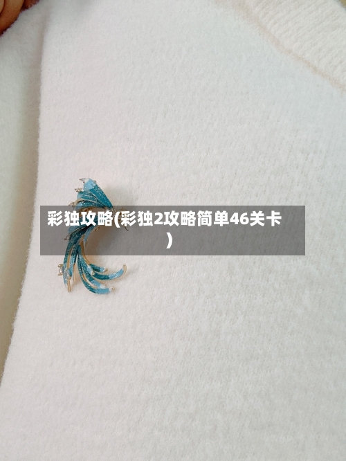 彩独攻略(彩独2攻略简单46关卡)