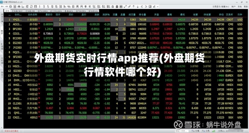 外盘期货实时行情app推荐(外盘期货行情软件哪个好)