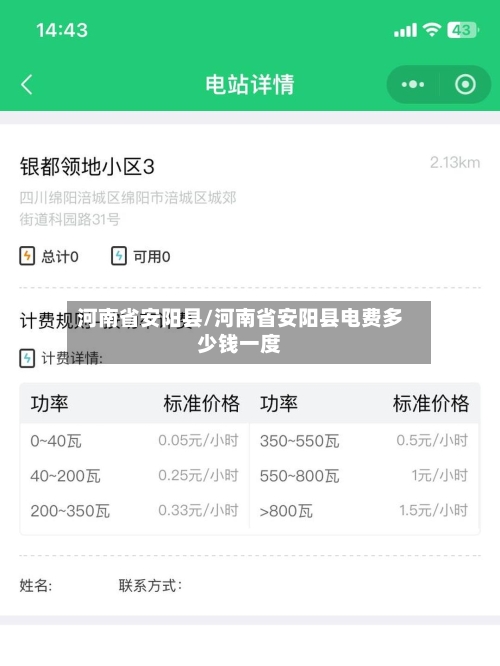 河南省安阳县/河南省安阳县电费多少钱一度-第1张图片