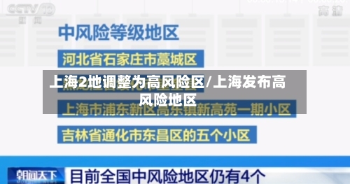 上海2地调整为高风险区/上海发布高风险地区