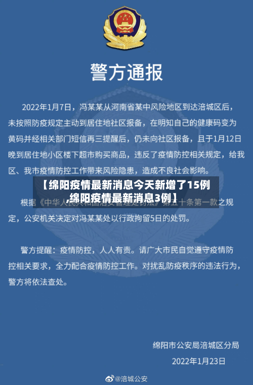 【绵阳疫情最新消息今天新增了15例,绵阳疫情最新消息3例】