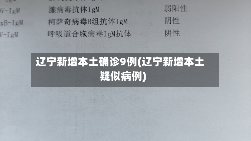 辽宁新增本土确诊9例(辽宁新增本土疑似病例)