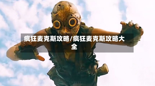 疯狂麦克斯攻略/疯狂麦克斯攻略大全-第3张图片