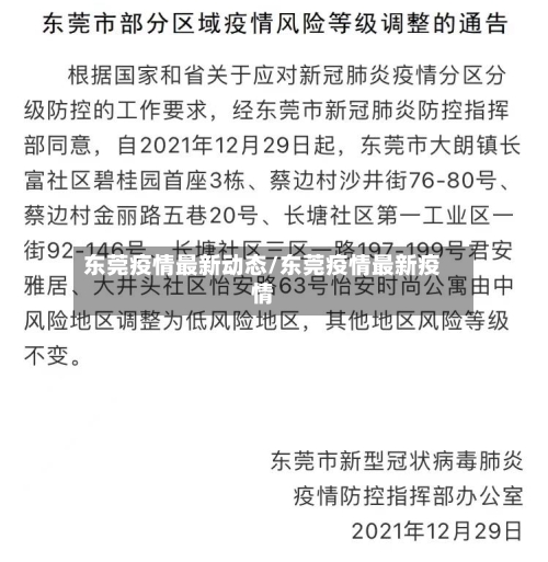 东莞疫情最新动态/东莞疫情最新疫情-第3张图片