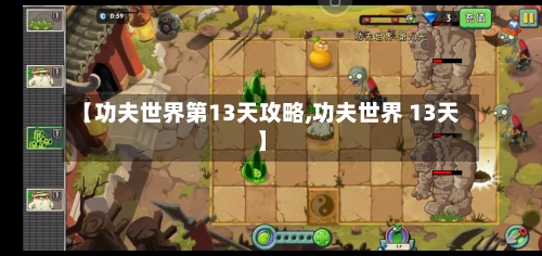 【功夫世界第13天攻略,功夫世界 13天】