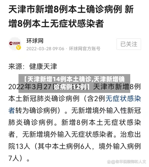 【天津新增14例本土确诊,天津新增确诊病例12例】-第2张图片