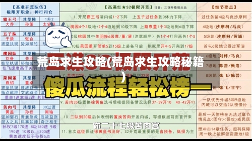 荒岛求生攻略(荒岛求生攻略秘籍)-第3张图片