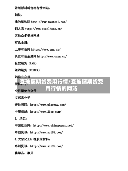 查玻璃期货费用行情/查玻璃期货费用行情的网站