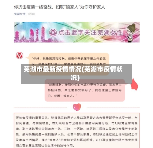 芜湖市最新疫情情况(芜湖市疫情状况)-第2张图片