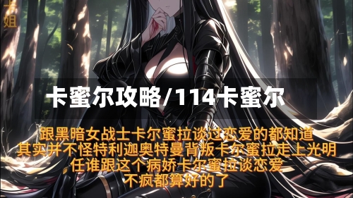 卡蜜尔攻略/114卡蜜尔