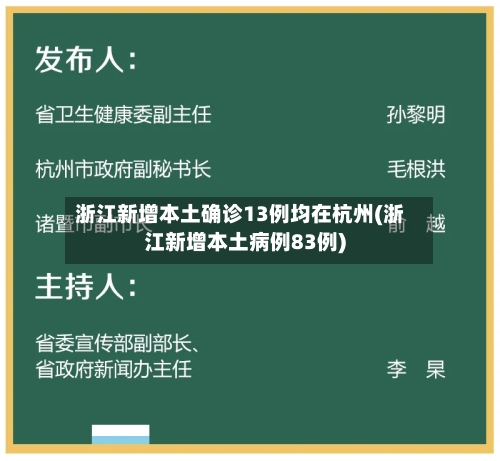 浙江新增本土确诊13例均在杭州(浙江新增本土病例83例)-第2张图片