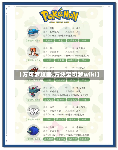 【方可梦攻略,方块宝可梦wiki】-第2张图片