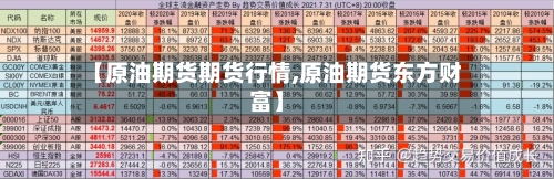 【原油期货期货行情,原油期货东方财富】