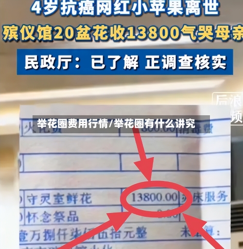 举花圈费用行情/举花圈有什么讲究-第2张图片