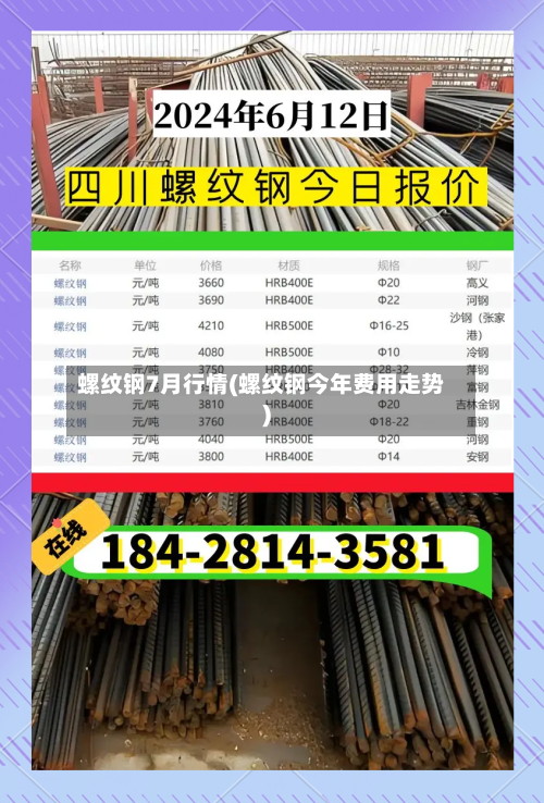 螺纹钢7月行情(螺纹钢今年费用走势)-第2张图片
